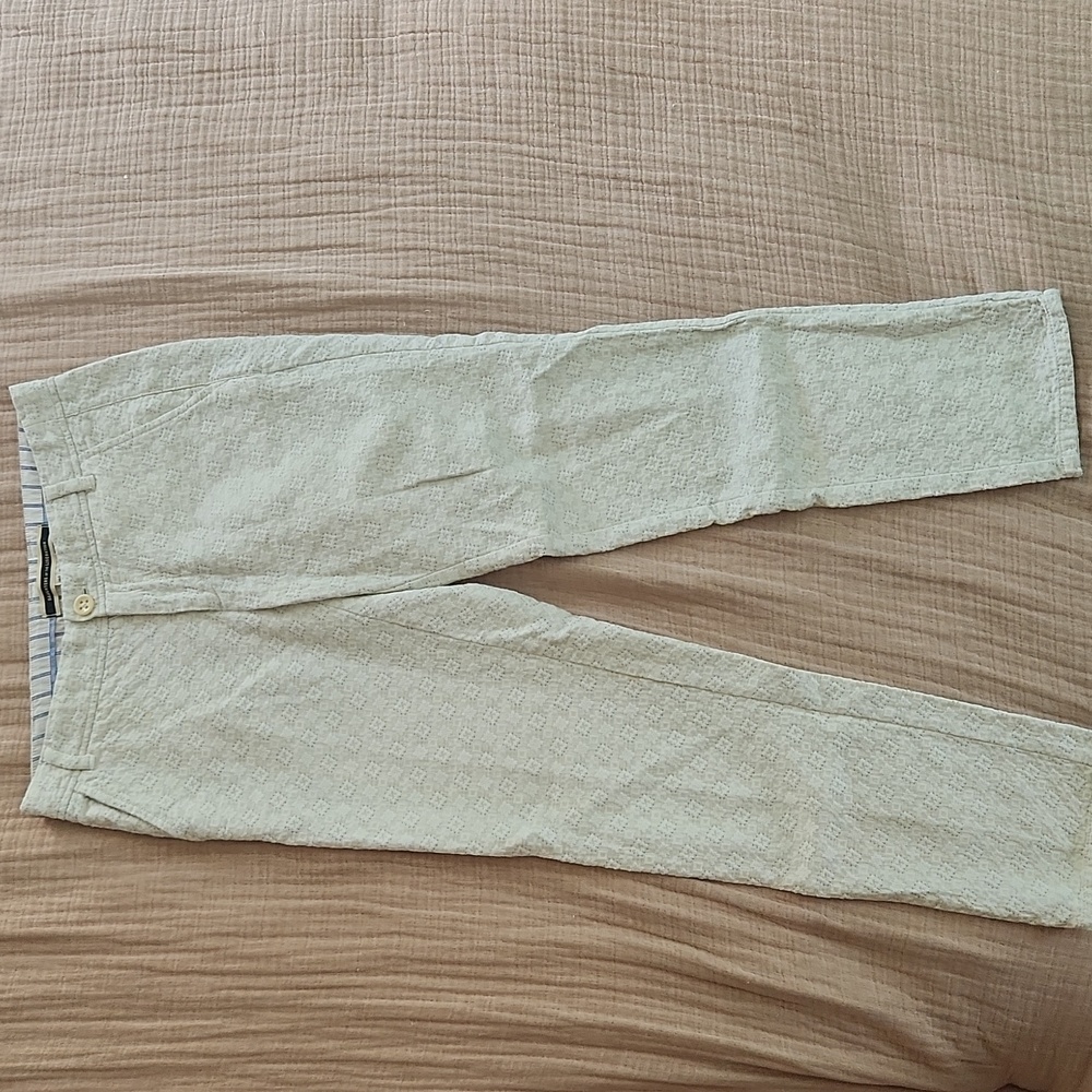 Daughters Of The Liberation (Anthro) Jacquard Chino Pants Womens 4